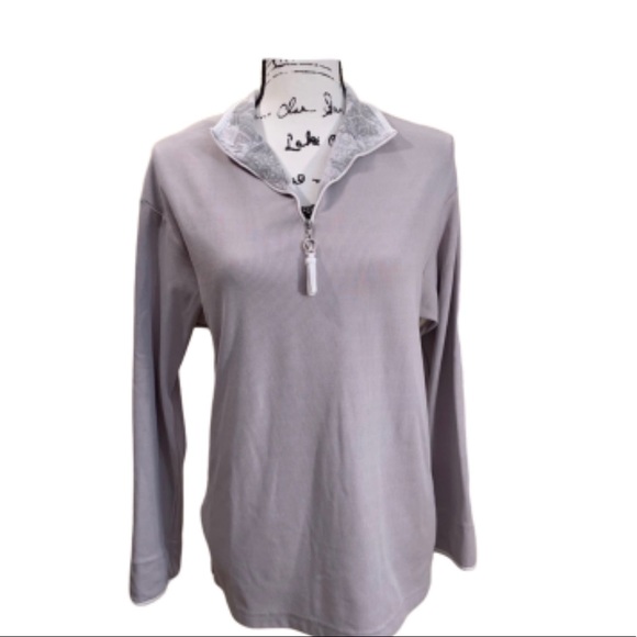 St. John Sport by Marie Gray Tops - St John Sport quarter zip Sweater